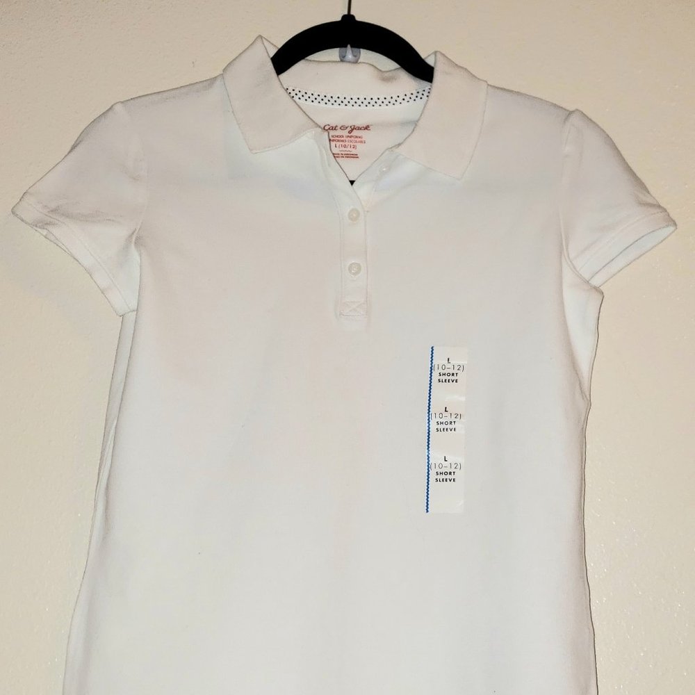 White Cat & Jack uniform shirt.